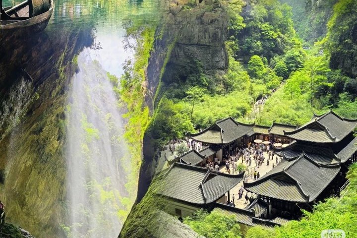 Chongqing Wulong Natural tre ponti e gola di Longshuixia