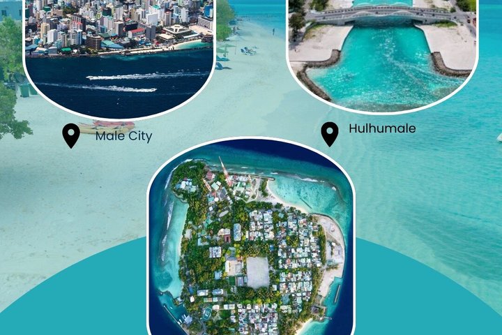 Maldivas 3 Island City Tour de Malé Hulhumalé e Villingili
