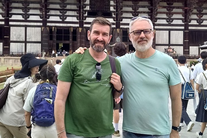 Excursion d'une journée à Nara au départ d'Osaka en voiture privée avec Guide licencié
