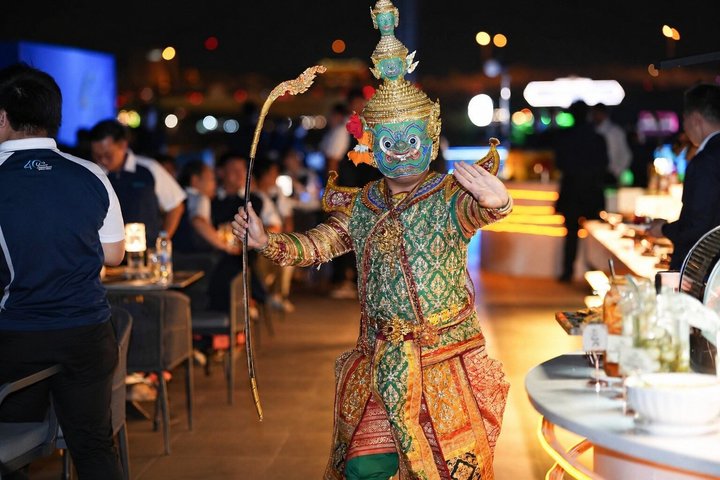 Dîner croisière de luxe à Bangkok avec spectacle culturel thaïlandais par Sawasdee