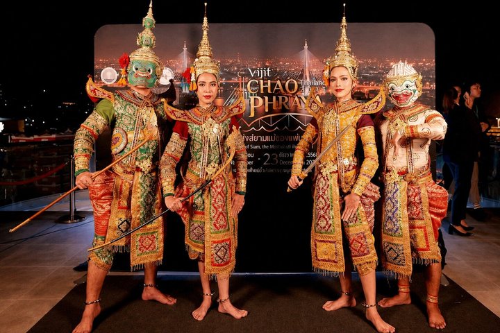Dîner croisière de luxe à Bangkok avec spectacle culturel thaïlandais par Sawasdee
