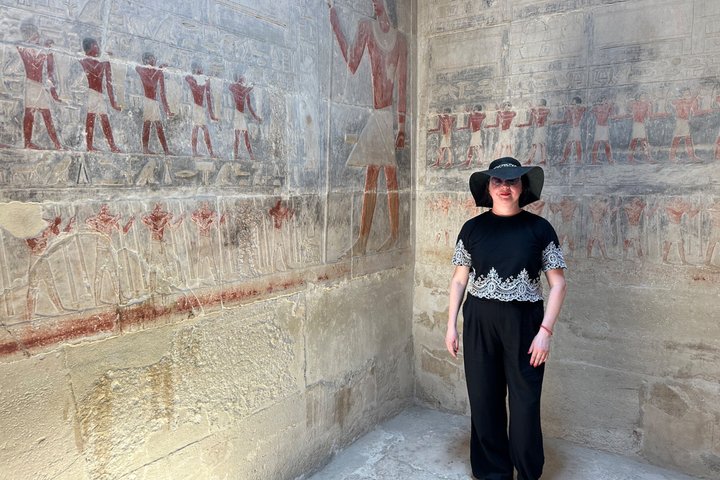 Privérondleiding door de piramides van Gizeh, Saqqara & Memphis met Egyptoloog