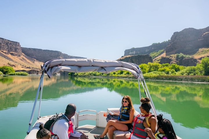 Tour panorámico en barco a Pillar Falls en Twin Falls, Idaho