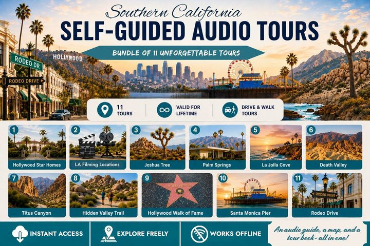Southern California GPS Audio Bundle (10 ture)