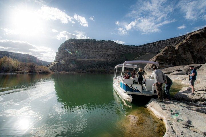 Tour panorámico en barco a Pillar Falls en Twin Falls, Idaho