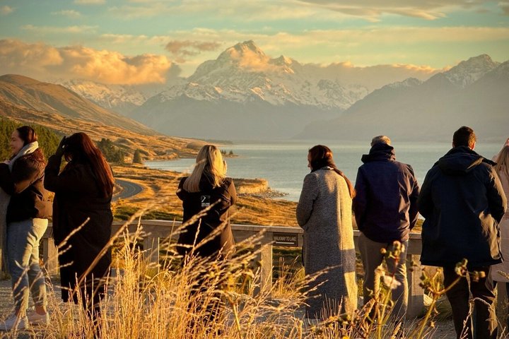 Aoraki Mt. Cook National Park Grupptur från Queenstown