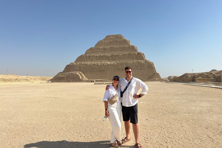 Privérondleiding door de piramides van Gizeh, Saqqara & Memphis met Egyptoloog