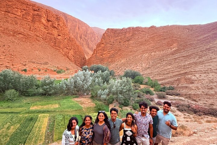 Cañón de los dedos de mono de la garganta de Dades guiado con experiencia local