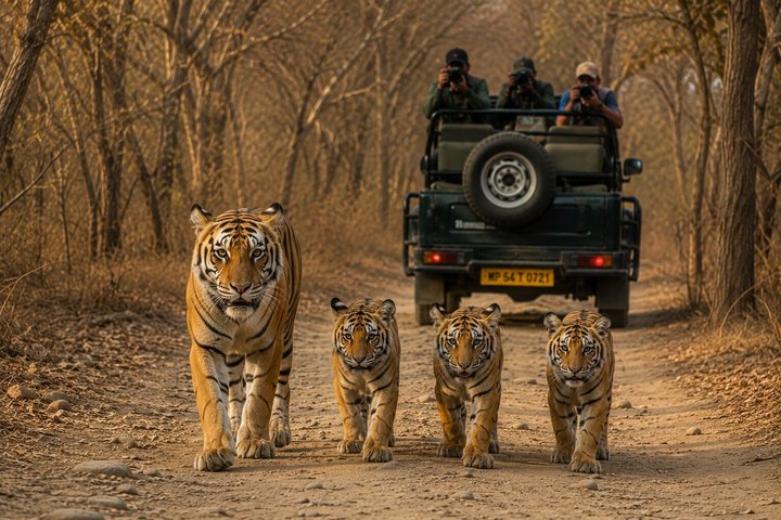 Ranthambore Wildlife Safari Excursion d'une journée au départ de Jaipur
