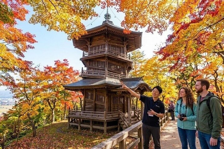 Aizu aangepaste privétour met auto met gelicentieerde Gids