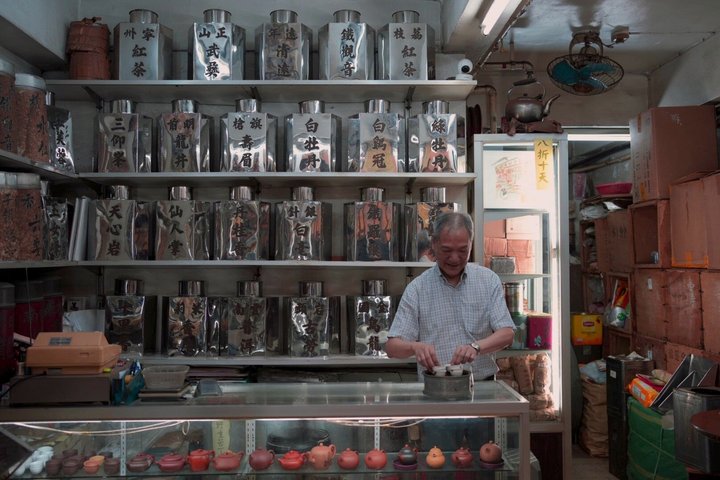 Hong Kong : 7 - Excursão pela rua e restaurante de Hong Kong