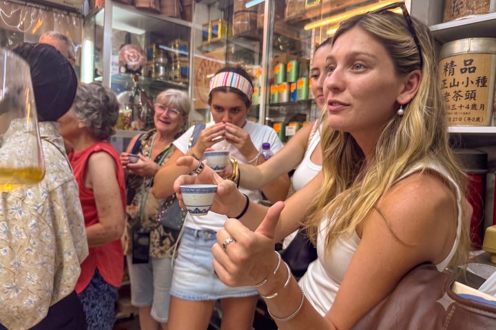 Hong Kong : 7 - Excursão pela rua e restaurante de Hong Kong