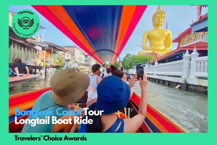Tour por el Canal de Bangkok : Paseo en barco de 2 horas de duración