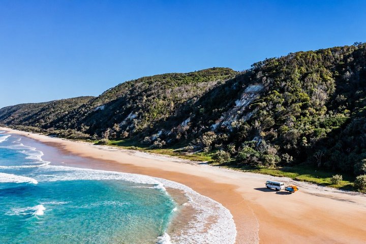 Rainbow Beach: Delfiner och vilda djur Ocean Kayak & Beach 4WD Tour