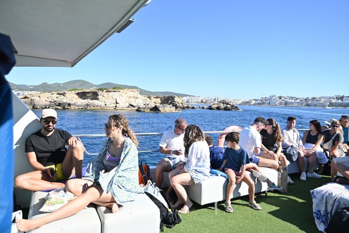 Ibiza til Formentera Cruise med snorkling, paella og åben bar