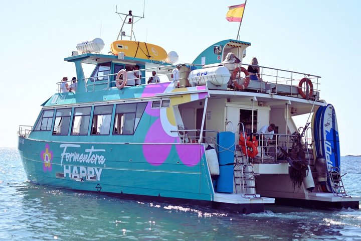 Ibiza til Formentera Cruise med snorkling, paella og åben bar