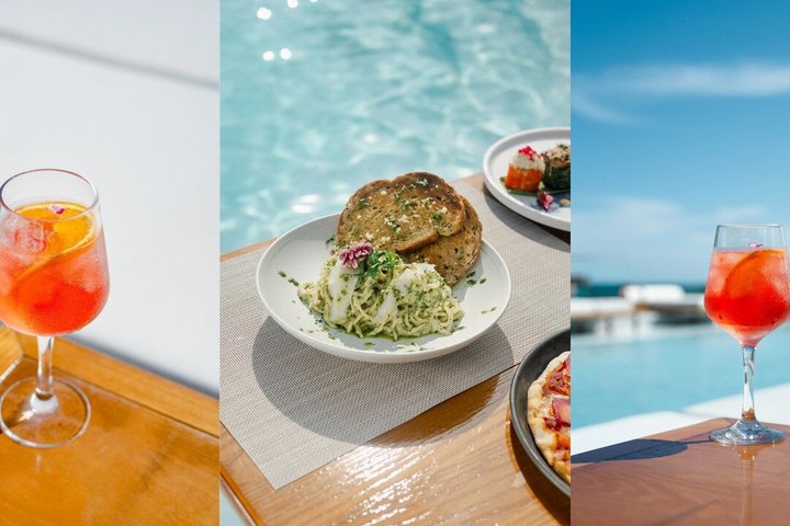 Pattaya SINA Beach Club Siège privé avec vue sur l'océan et la piscine