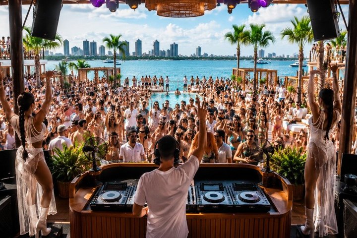 Pattaya SINA Beach Club Siège privé avec vue sur l'océan et la piscine