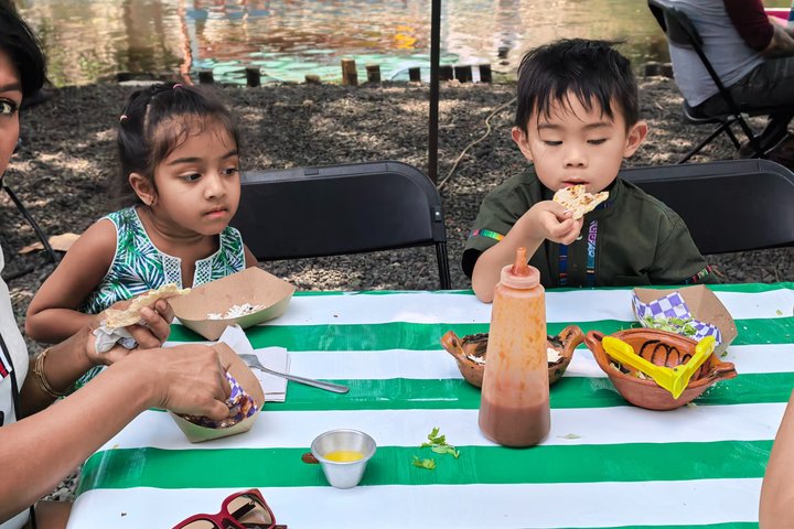 Excursion privée en bateau pour les familles à Mexico et Xochimilco (UNESCO)