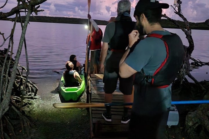 Tour de Dindin’s Biobay Tours-CLEAR BOTTOM KAYAKS en Mosquito Bay