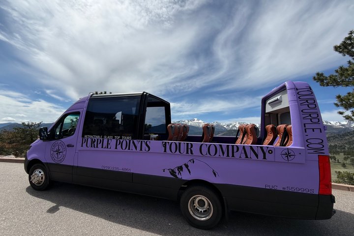 Einziehbare Glas Top Tours von RMNP von Purple Points Tour Company