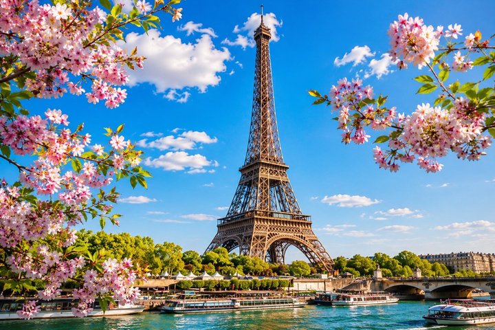 Paris par vos propres moyens depuis le port du Havre avec transfert aller-retour en bus