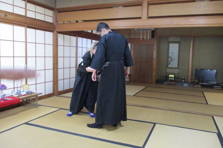 En opplevelse som ingen andre samuraier på kulturelle eiendommer i Osaka