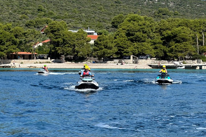 Trogir : Safari en moto acuática con snorkel y laguna azul