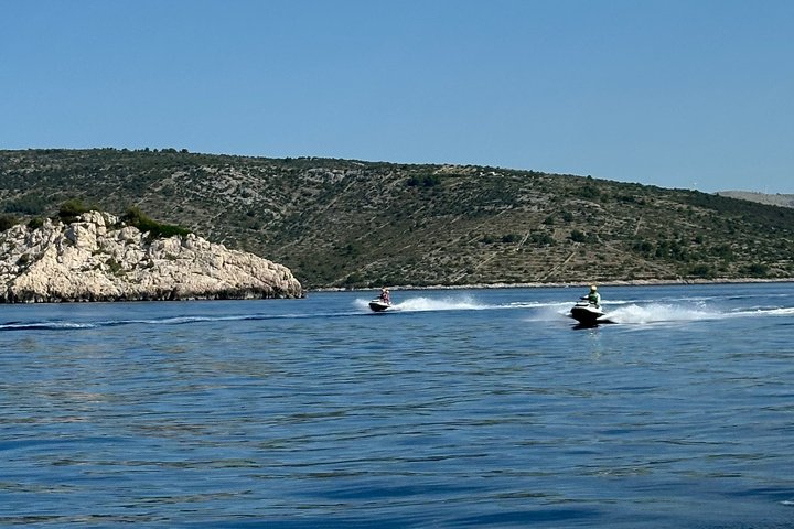 Trogir : Safari en moto acuática con snorkel y laguna azul