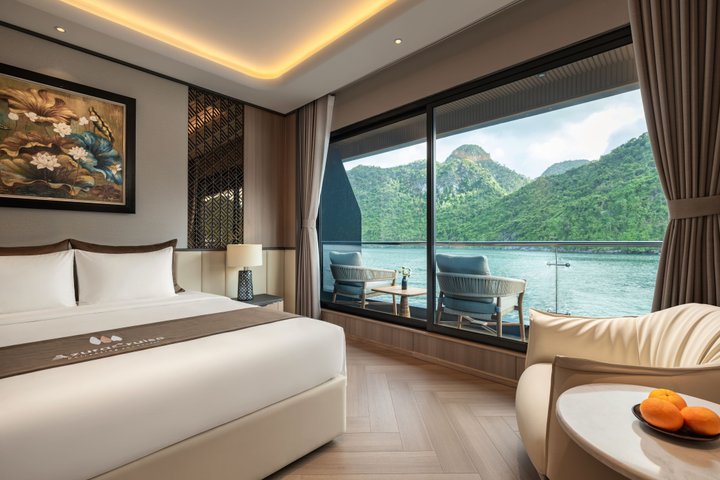 2D1N Elite Lan Ha Bay & Ha Long Bay kryssning med infinitypool