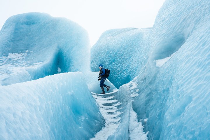 Skaftafell : Escursione sul ghiacciaio Blue Ice Maze sul Vatnajökull