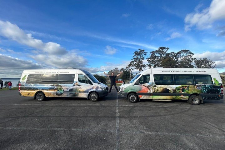Visite de Hobbiton et des Grottes à Lucioles de Waitomo avec déjeuner depuis Auckland