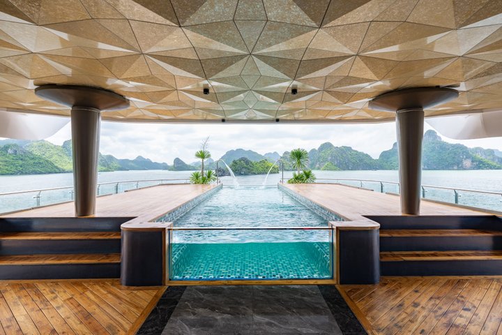 2D1N Elite Lan Ha Bay & Ha Long Bay kryssning med infinitypool