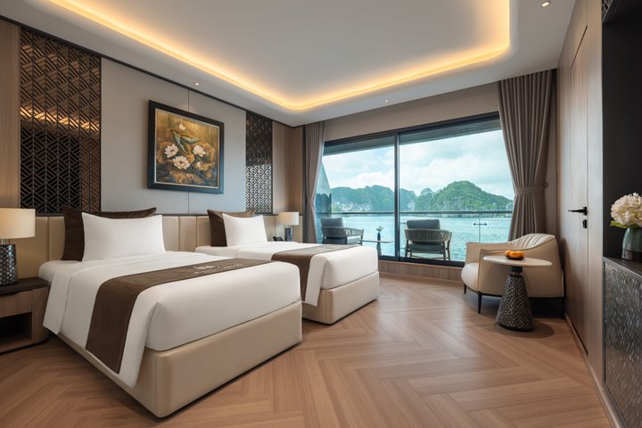 2D1N Elite Lan Ha Bay & Ha Long Bay kryssning med infinitypool