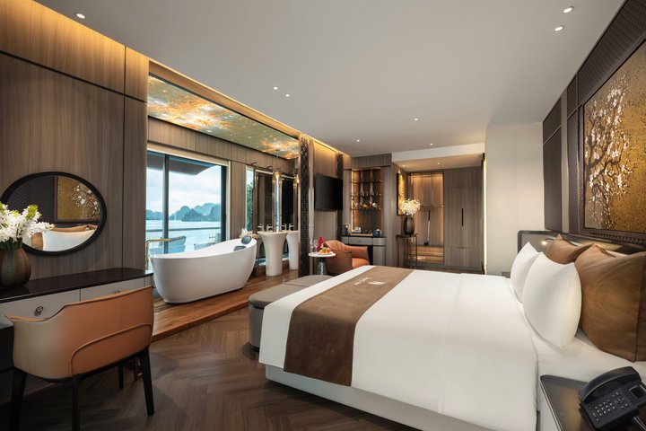 2D1N Elite Lan Ha Bay & Ha Long Bay kryssning med infinitypool