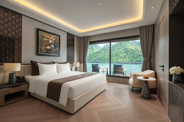 2 dage 1 nat luksus Azura krydstogt gennem Halong & Lan Ha Bay