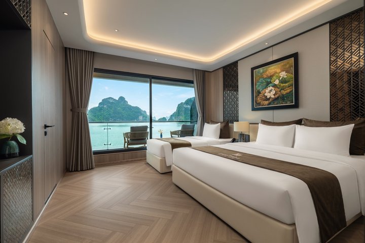 2 dage 1 nat luksus Azura krydstogt gennem Halong & Lan Ha Bay