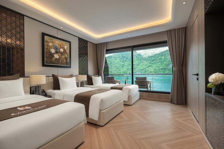 2 dage 1 nat luksus Azura krydstogt gennem Halong & Lan Ha Bay
