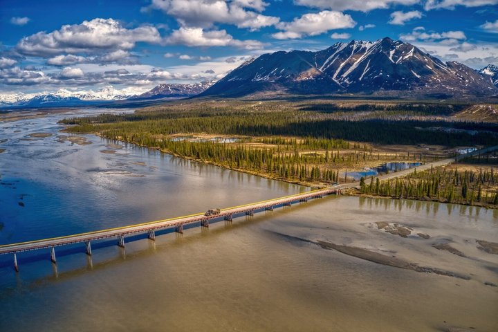 Självguidad ljudtur från Anchorage till Denali