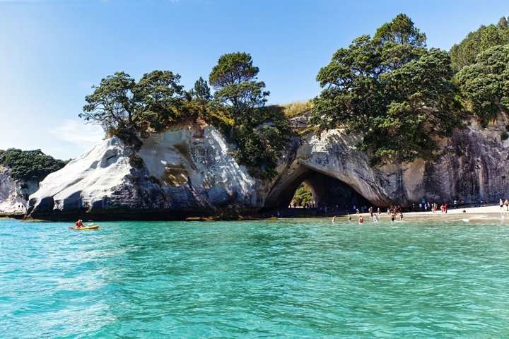 Cathedral Cove & Hot Water Beach Tour met kleine groep en lunch