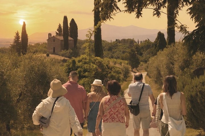 Siena: Chianti-zonsondergangtour met diner en wijnproeverij
