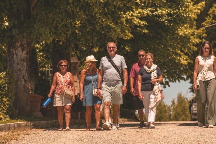 Siena: Chianti-zonsondergangtour met diner en wijnproeverij