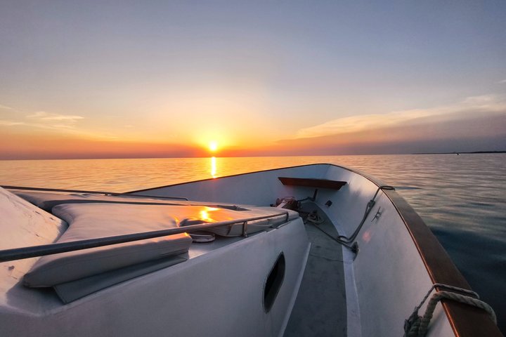 Crociera al tramonto con avvistamento dei delfini da Umago con drink di benvenuto