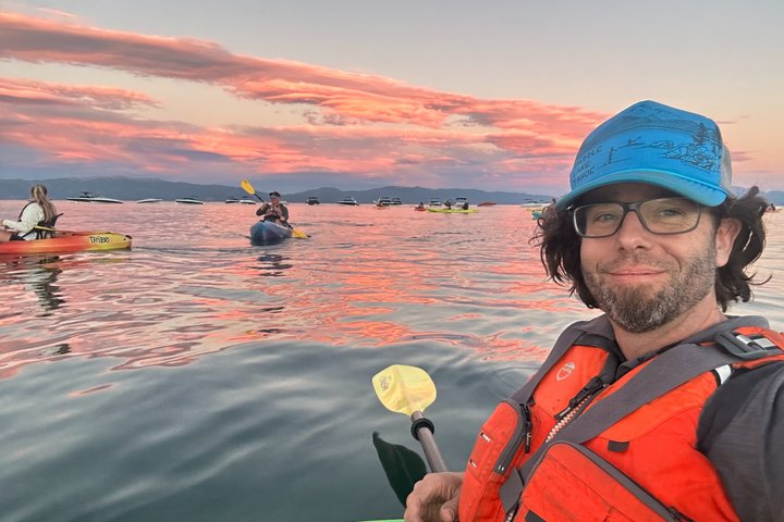 Sonnenuntergang Kajaktour in Tahoe City