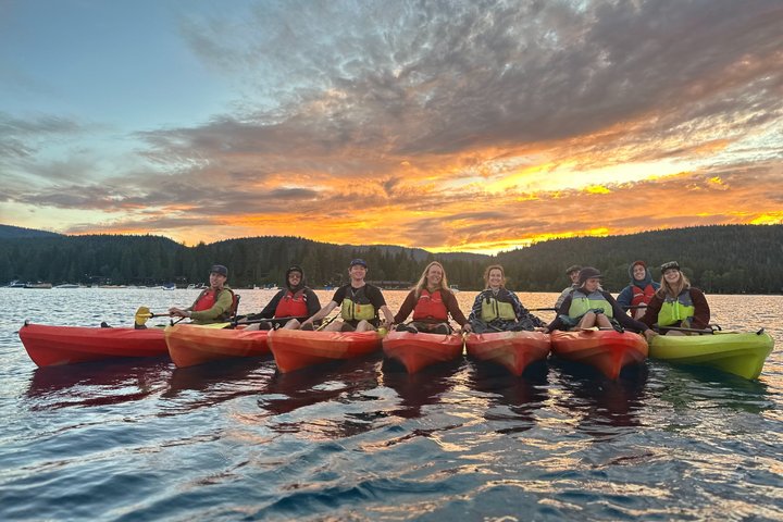 Sonnenuntergang Kajaktour in Tahoe City