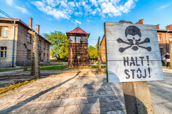 Oswiecim Auschwitz-Birkenau Museum med lyd Vejleder Ingen billet