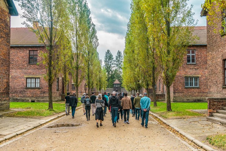 Oswiecim Auschwitz-Birkenau Museum med lyd Vejleder Ingen billet