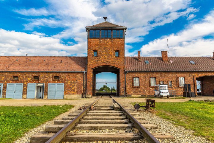 Oswiecim Auschwitz-Birkenau Museum med lyd Vejleder Ingen billet
