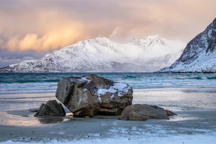 Tromsø : Excursion dans le fjord arctique à Sommarøy avec pique-nique panoramique