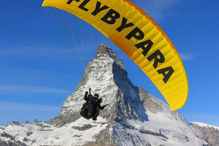 FLYMATTERHORN VIP Tandem Paraquedas Zermatt Matterhorn Vista